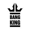 Black and gray logo with a crown icon and the text BAN G KING