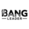Bang Ledger logo text with outlined lion head on a dark background