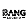 BA NG! Legend game logo text on a black background