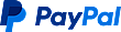 Logo PayPal comportant un double « P » stylisé en bleu avec le mot « PayPal » à côté en lettres bleues en gras.
