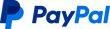 PayPal-Logo mit einem stilisierten doppelten "P" in Blau und dem Wort "PayPal" daneben in fetter blauer Schrift.