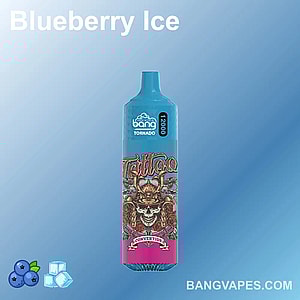 "Feast your eyes on Bang Tornado's 12k puffs Blueberry Ice flavor. This e-cigarette is designed for vape enthusiasts who crave a long-lasting, flavorful experience."