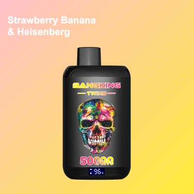 Bang King Twins 50K Disposable Vape – Dual Flavor System | 50,000