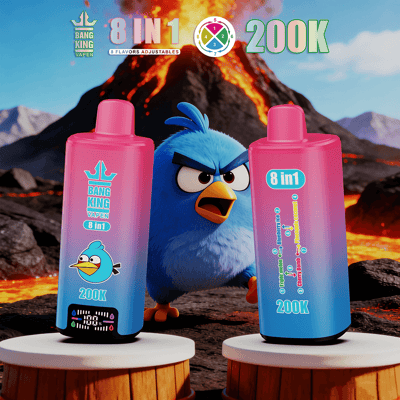 Bang King 200K 8-in-1 使い捨てベイプ | 200,000 パフ | Angry Birds