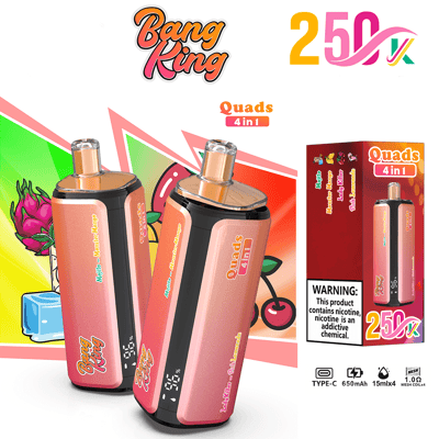 Bang King 250K 4-in-1 使い捨て Vape | EU 倉庫出荷 | 超高パフ