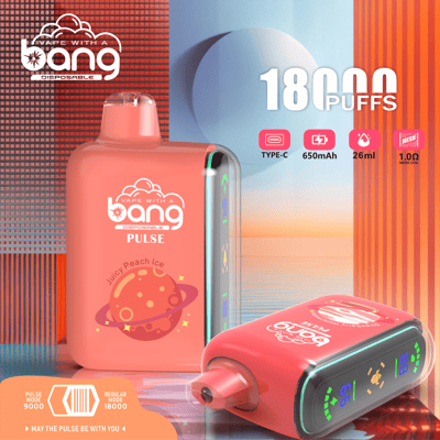Libere el poder con Bang Pulse 18000: cápsula de vapeo desechable de 18k inhalaciones