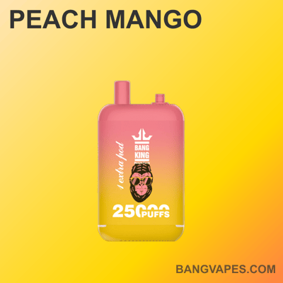 Urządzenie do waporyzacji Peach Mango na 25 000 zaciągnięć firmy Bang King.