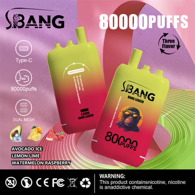 Bang Leader 80K 3-in-1 Disposable Vape | 80,000 Puffs | 54mL E