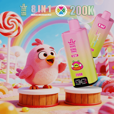 Bang King 200K 8-in-1 Disposable Vape | 200,000 Puffs | Angry