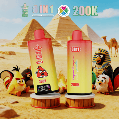 Bang King 200K 8-in-1 Disposable Vape | 200,000 Puffs | Angry
