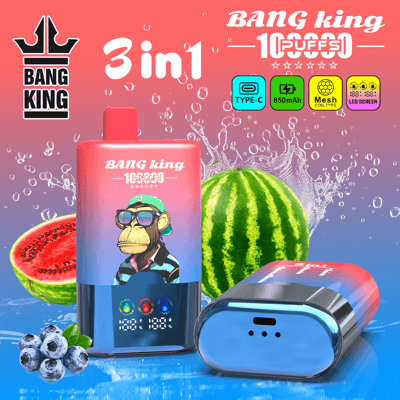 Bang King 100K Disposable Vape – 100,000 Puffs 3-in-1 Flavor