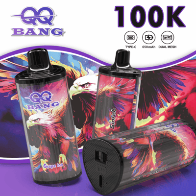 QQ Bang 100K Disposable Vape – 100,000 Puffs | Independent Flavor Chamber |  Long-Lasting Rechargeable Device