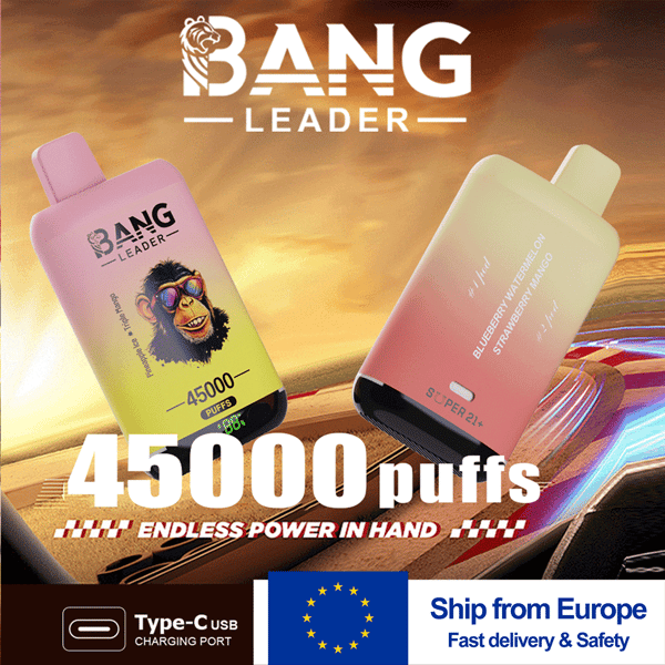 disposable vapes europe Bang Leader 45K EU Dual-Flavor Vape | 45000 Puffs | Best Value for Money | Fast Shipping from Granddaddy Purp | Melted argus x Airbar Diamond:Berries Punch
