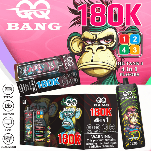 luv me vapes 10000 puffs Waspe 4 in 1 100K - 100K Puffar Vape 4 in 1 Quad Flavor 56ml - sevape.se main image 1