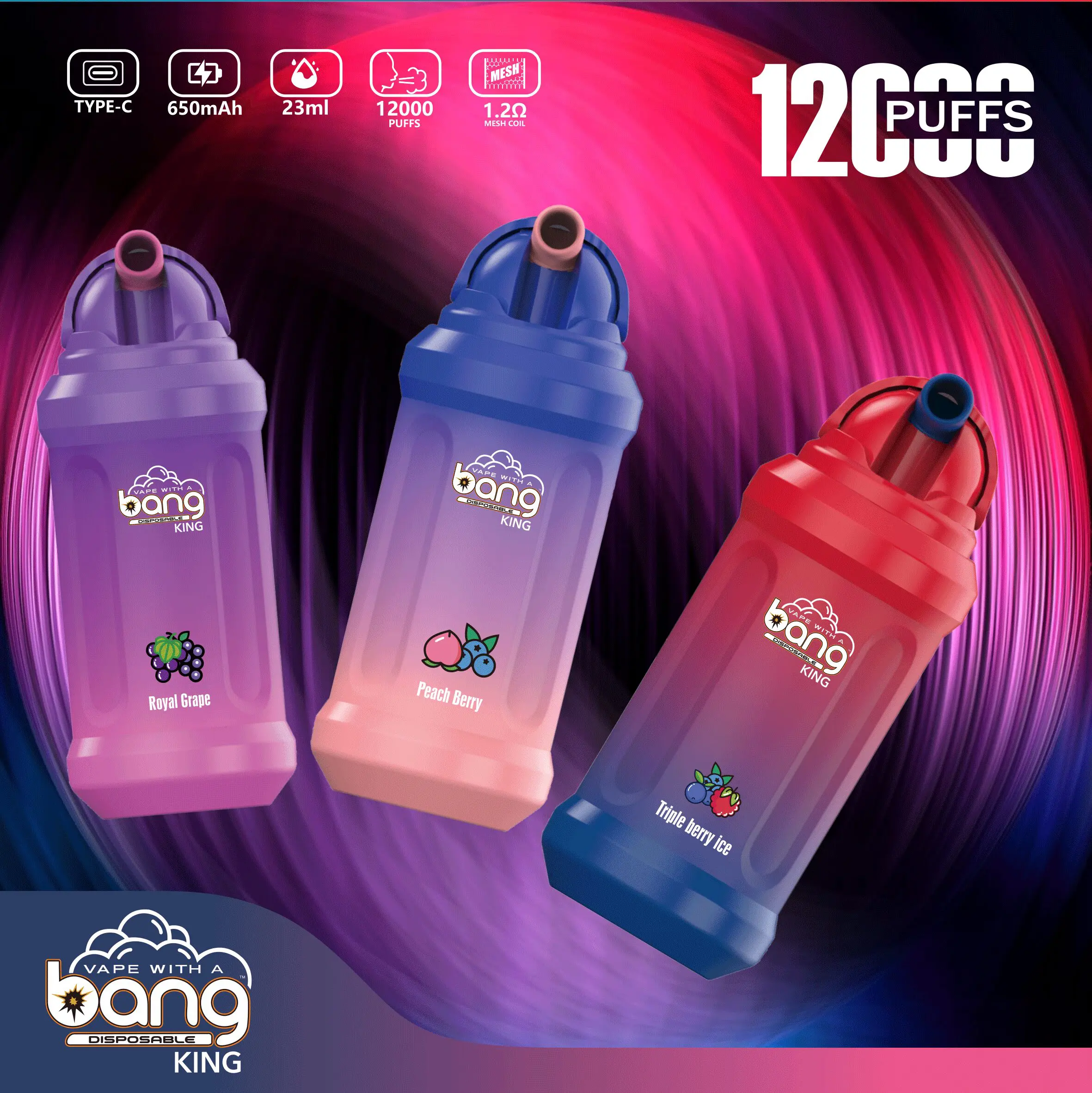 Bang King 12000 Puffs Disposable Vape BangVapes BangVapes