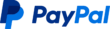 Logo PayPal caratterizzato da una doppia "P" stilizzata in blu con accanto la parola "PayPal" in grassetto blu.